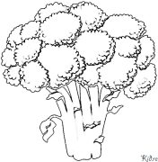 broccoli Coloring Pages To Print